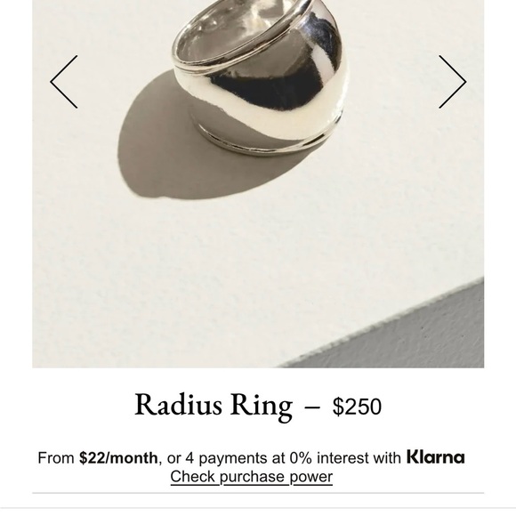 New In Box - Pamela Love Radius Ring Sz 8 - Picture 2 of 5